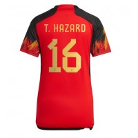 Dres Belgija Thorgan Hazard #16 Domaci za Žensko SP 2022 Kratak Rukav